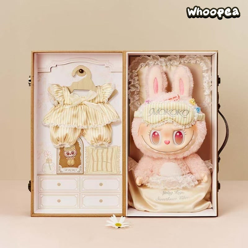 Mokoko Wake Up Mokoko Series Vinyl Face Plush Gift Set, 33cm in Height