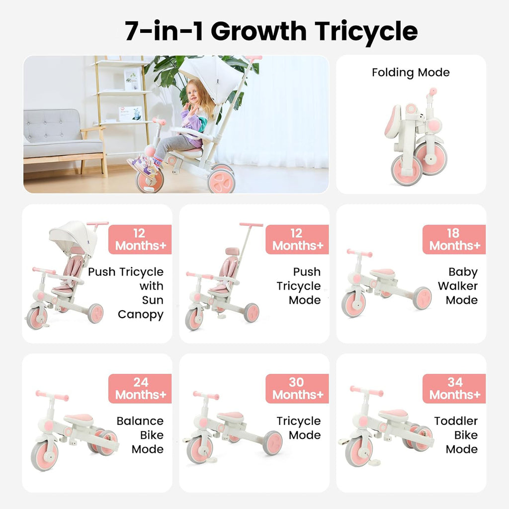 JMMD 7-in-1 Tricycle