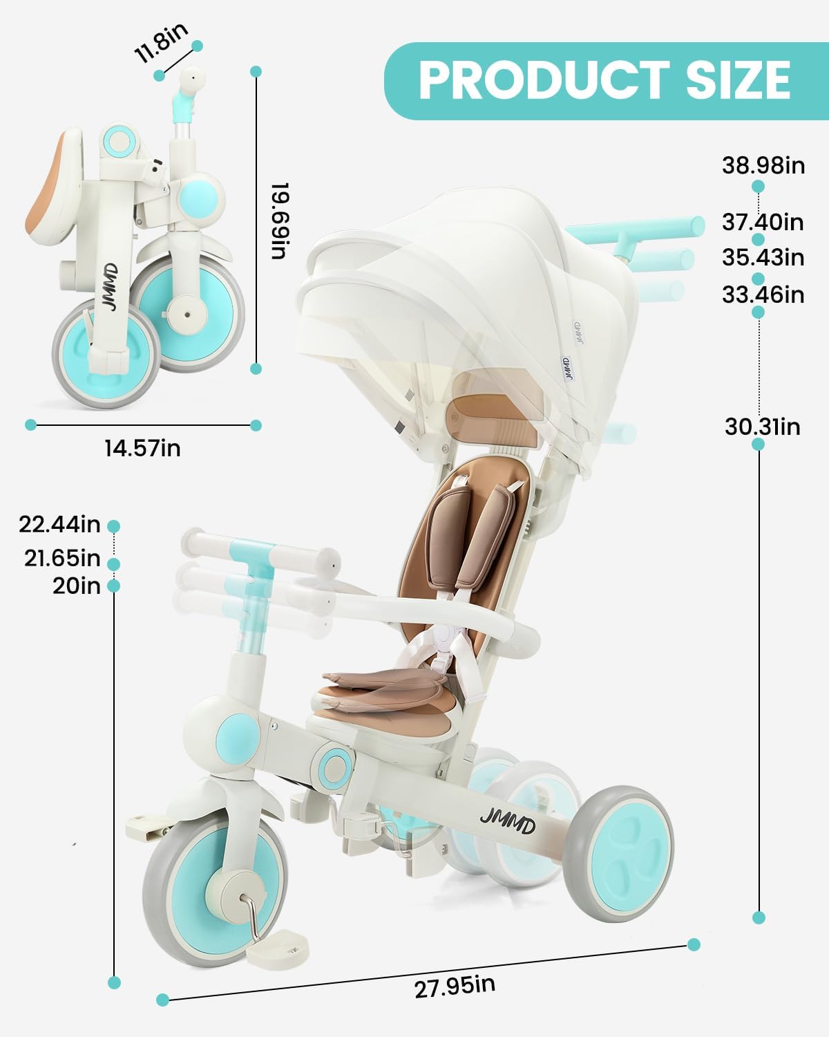 JMMD 7-in-1 Tricycle
