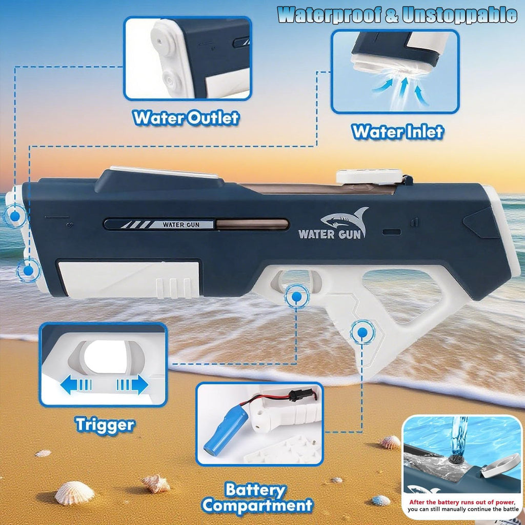 Automatic Water Suction Gun, Waterproof Design